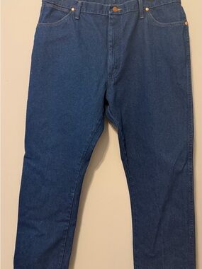 Wrangler 13MWZ Cowboy Cut Jeans 40x30 Dark Wash Western Straight Leg